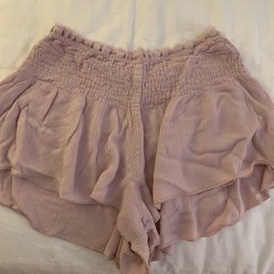 Free People Lost Girl Smocked Shorts